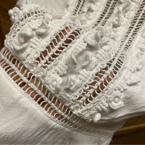 For Love And Lemons White Lace Detail Dress - Picture 4 of 8